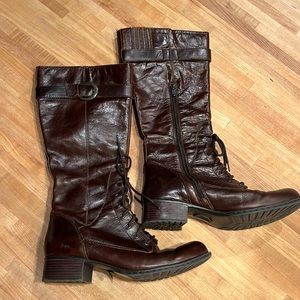 Women's Brown Leather Boots